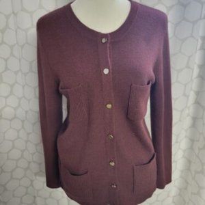 Banana Republic Alpaca Blend Crewneck Cardigan